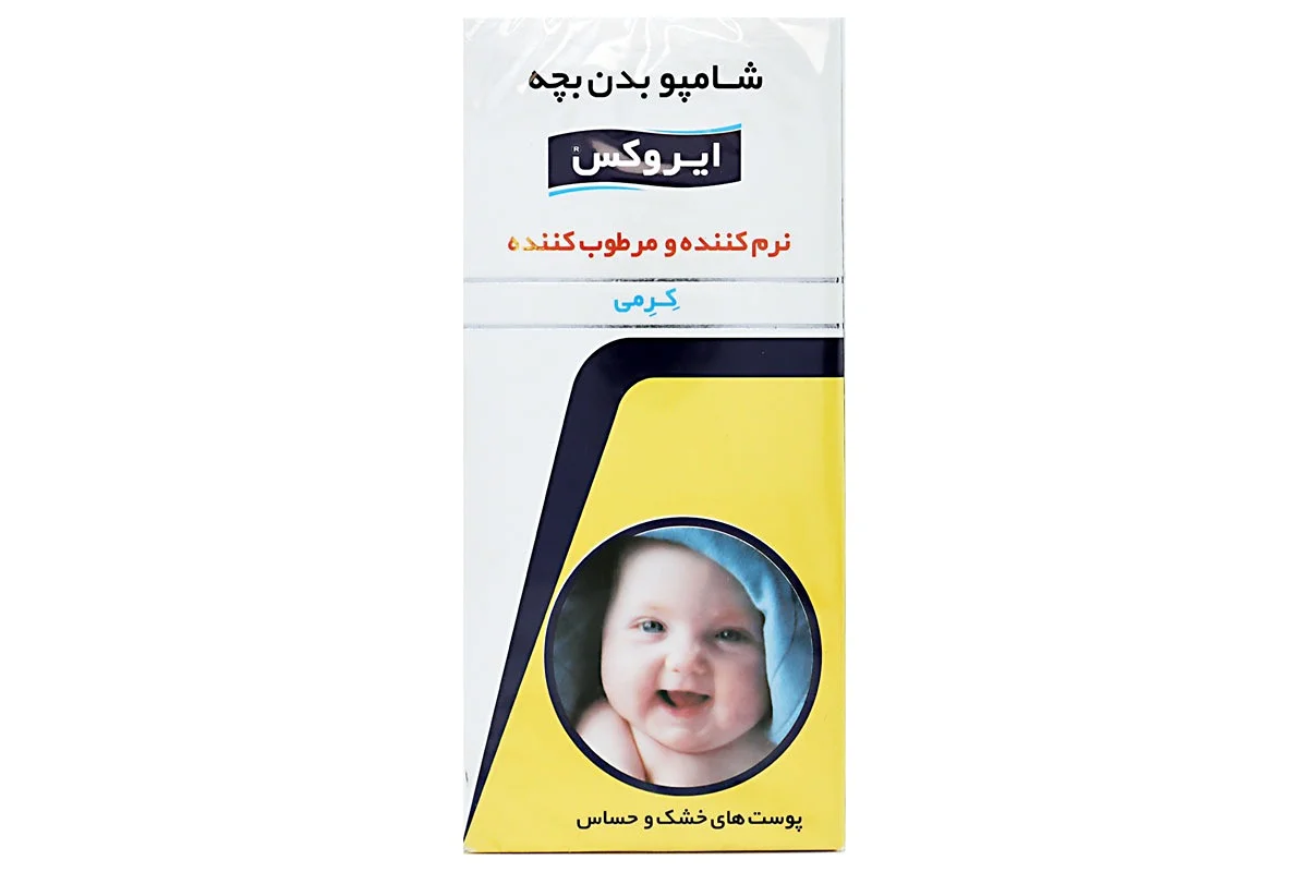 خرید آنلاین دارو و مکملهای دارویی با ارسال سریع - معرفی بهترین شامپو بدن ضد جوش شامپو بدن کرمی بچه ایروکس مناسب پوست های خشک و حساس ۲۰۰ گرم