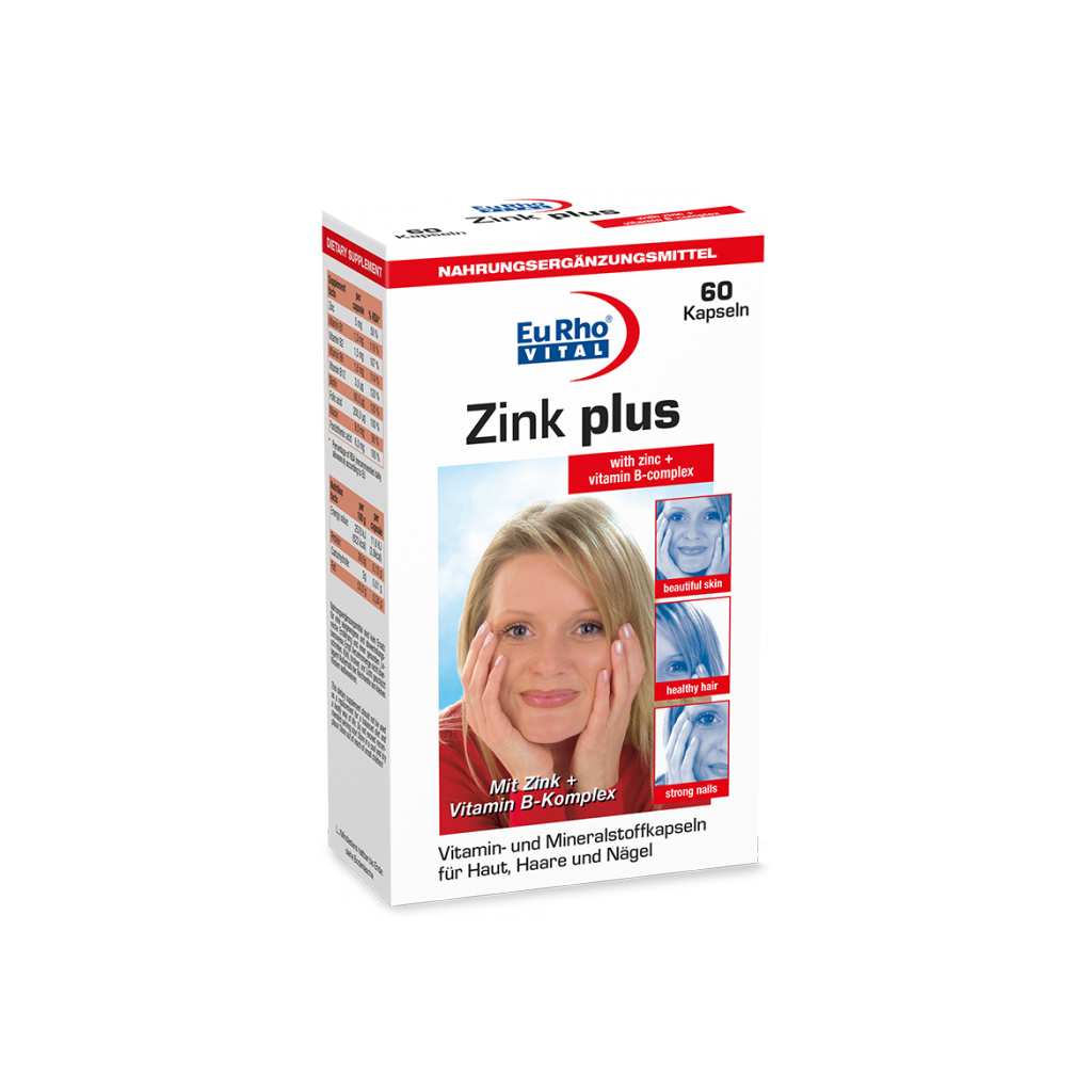 0026262_0.png خرید آنلاین دارو و مکملهای دارویی با ارسال سریع - کپسول زینک پلاس (۵ میلی گرم) یوروویتال ۶۰ عددی