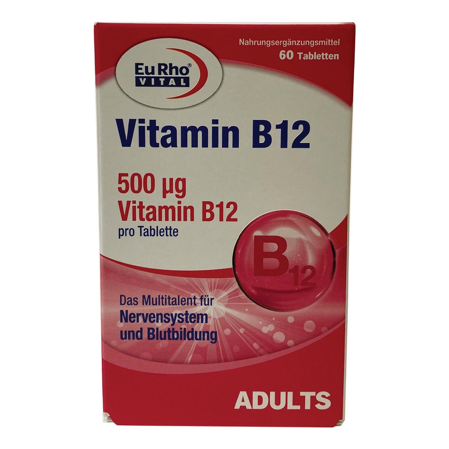 1606385569.jpg خرید آنلاین دارو و مکملهای دارویی با ارسال سریع - قرص ویتامین ب12 یوروویتال