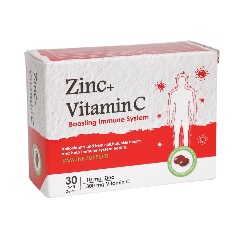 Daana-Pharma-Zinc-And-Vitamin-C-30-Soft-Gelatin-1.jpg خرید آنلاین دارو و مکملهای دارویی با ارسال سریع - کپسول زینک و ویتامین C دانا 30 عدد