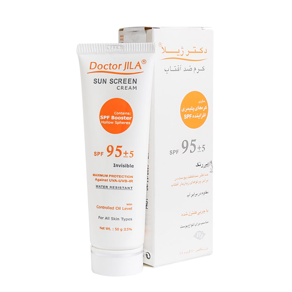 Doctor-Jila-Invisible-Sunscreen-Cream-Controlled-Oil-Level-SPF95.jpg خرید آنلاین دارو و مکملهای دارویی با ارسال سریع - کرم ضد آفتاب SPF95 دکتر ژیلا با چربی کنترل شده 50 میلی لیتر