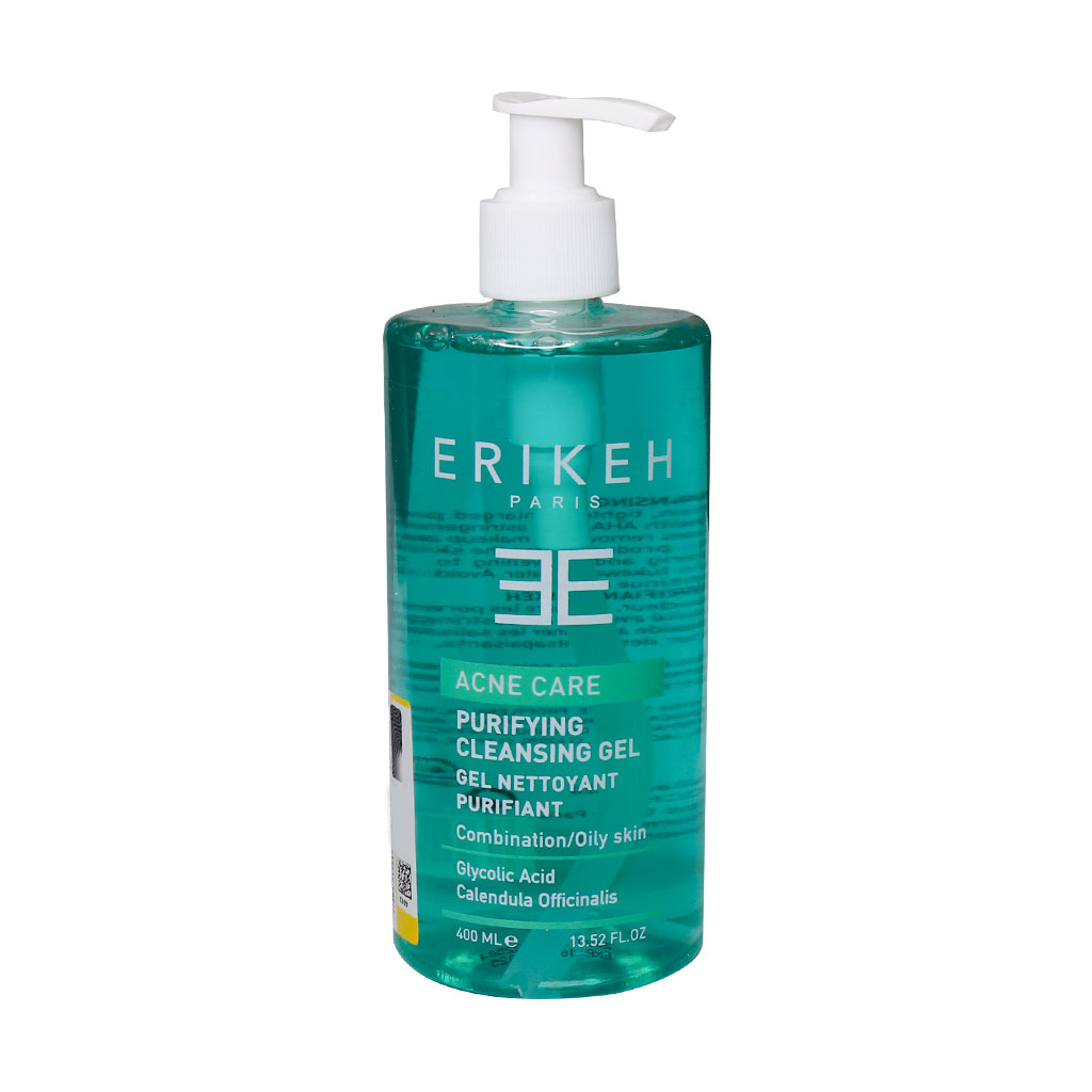 Erikeh-Purifying-Cleansing-Gel-400-ml.jpg خرید آنلاین دارو و مکملهای دارویی با ارسال سریع - ژل پمپی پاک کننده و کنترل چربی پوست اریکه 400 میلی لیتر