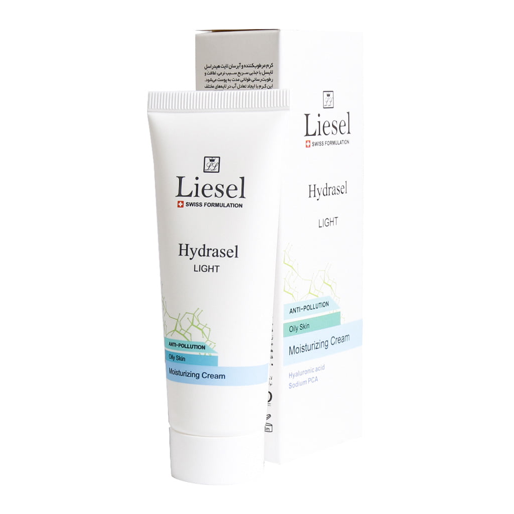 Liesel-Moisturizing-Cream-Model-Hydrasel-Light-For-Oily-Skin.jpg خرید آنلاین دارو و مکملهای دارویی با ارسال سریع - کرم مرطوب کننده و آبرسان لایسل مدل لایت هیدراسل مناسب پوست چرب 50 میلی لیتر