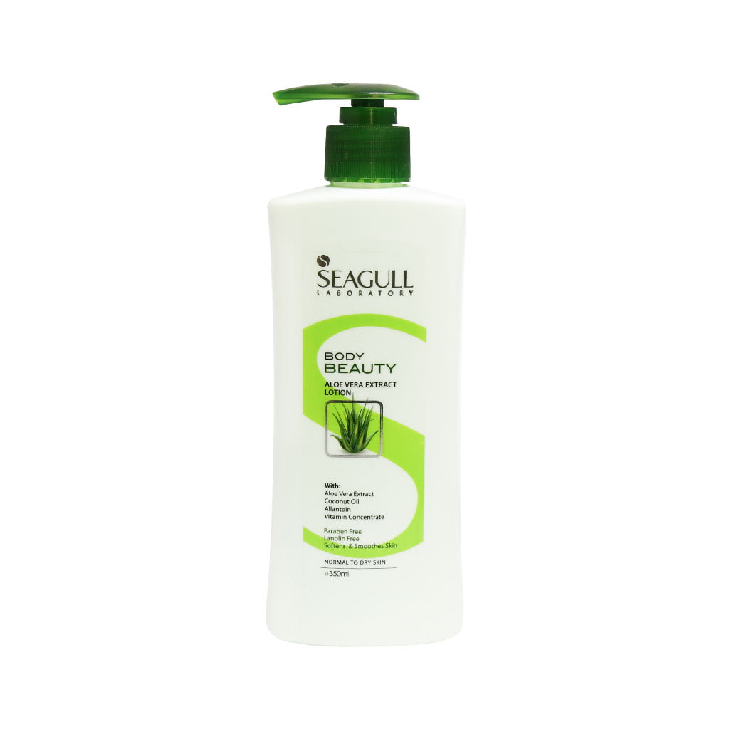 Seagull-Body-Beauty-Aloe-Vera-Extract-Lotion.jpg خرید آنلاین دارو و مکملهای دارویی با ارسال سریع - لوسیون مرطوب کننده سی گل حاوی عصاره آلوئه ورا مناسب دست و بدن 350 میلی لیتر