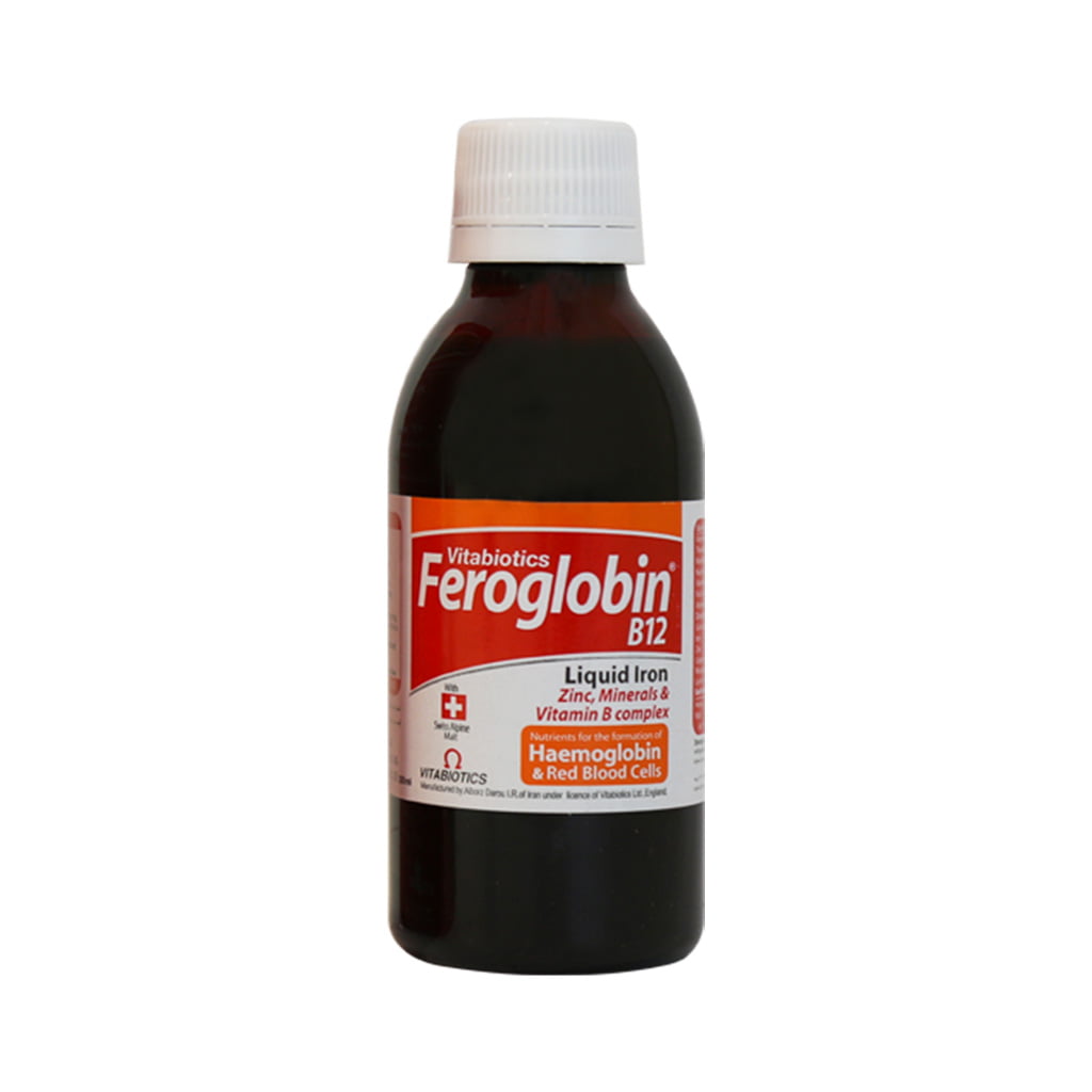 Vitabiotics-Feroglobin-B12.jpg خرید آنلاین دارو و مکملهای دارویی با ارسال سریع - شربت فروگلوبین B12 ویتابیوتیکس ۲۰۰ میلی لیتر