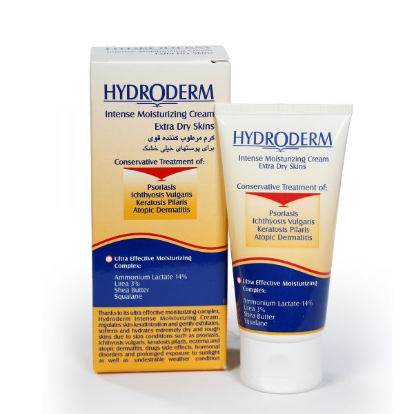 hydro38.jpg خرید آنلاین دارو و مکملهای دارویی با ارسال سریع - کرم مرطوب کننده قوی هیدرودرم مناسب پوست های خشک و خیلی خشک ۵۰ میلی لیتر