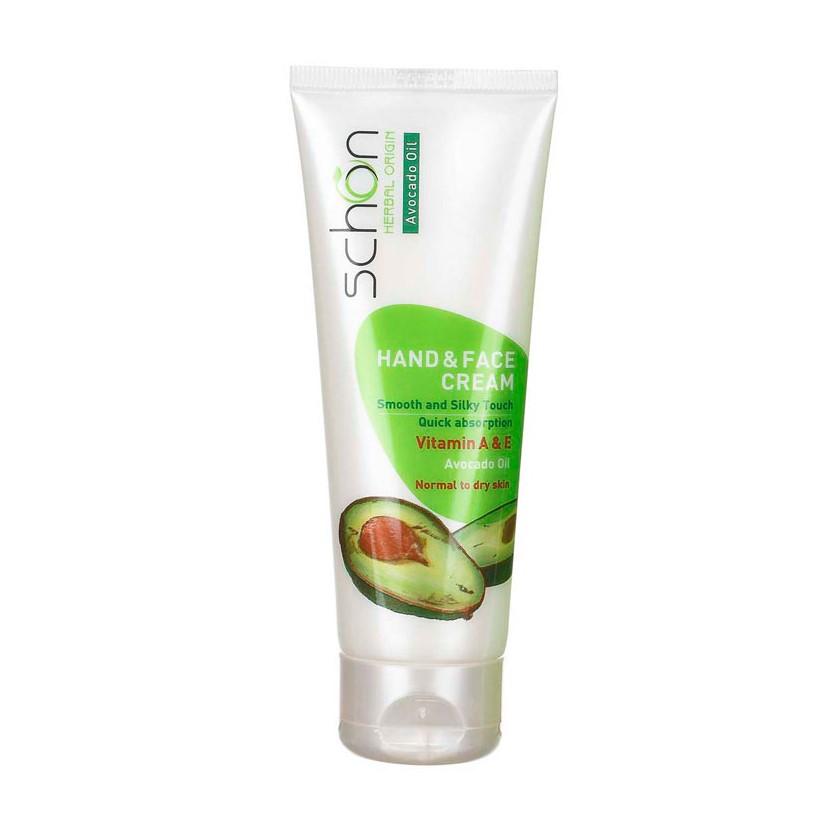 schon-avocado-moisturizing-cream-75ml.jpg خرید آنلاین دارو و مکملهای دارویی با ارسال سریع - کرم دست و صورت آووکادو شون مناسب پوست های معمولی تا خشک ۷۵ میلی لیتر